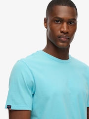 Superdry Blue Classic Essential Relaxed T-Shirt - Image 3 of 4