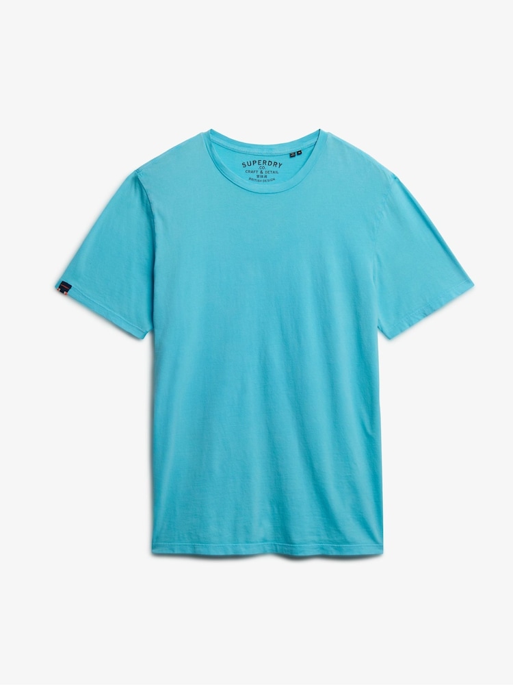 Superdry Blue Classic Essential Relaxed T-Shirt - Image 4 of 4