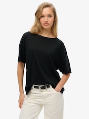 Superdry Black Studios Dropped Shoulder T-Shirt - Image 1 of 4