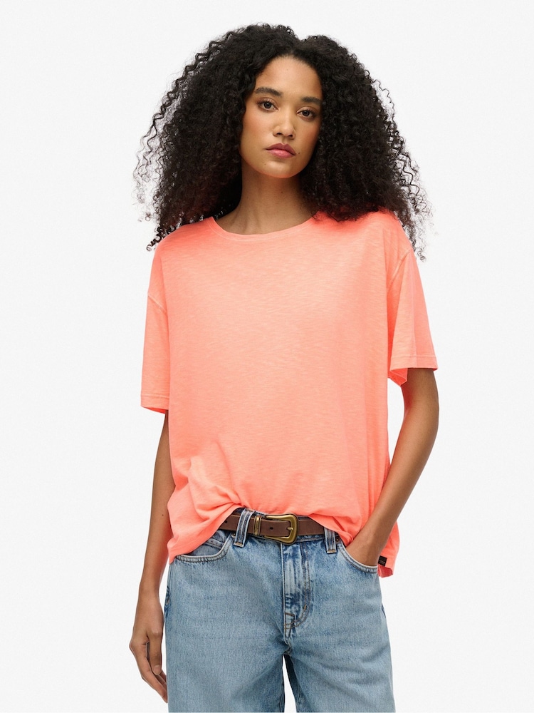 Superdry Orange Studios Dropped Shoulder T-Shirt - Image 1 of 4