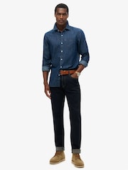 Superdry Rinse Wash Essentials Long Sleeve Denim Shirt - Image 3 of 6