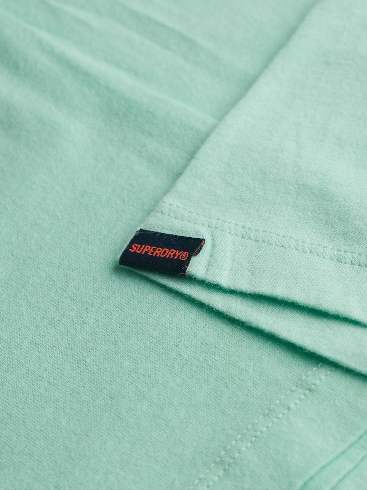Superdry Green Classic Essential Relaxed T-Shirt - Image 5 of 5