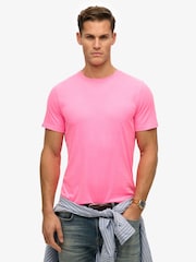 Superdry Pink Classic Essential Relaxed T-Shirt - Image 1 of 5