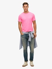 Superdry Pink Classic Essential Relaxed T-Shirt - Image 2 of 5