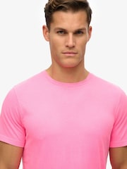 Superdry Pink Classic Essential Relaxed T-Shirt - Image 3 of 5