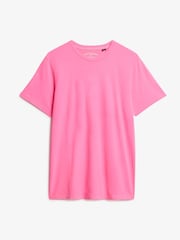 Superdry Pink Classic Essential Relaxed T-Shirt - Image 4 of 5