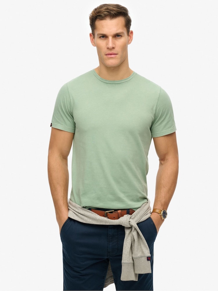 Superdry Green Ground Classic Essential Relaxed T-Shirt - Image 1 of 5