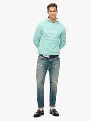 Superdry Grey Coro Logo City Crew Neck Sweatshirt - Image 3 of 3