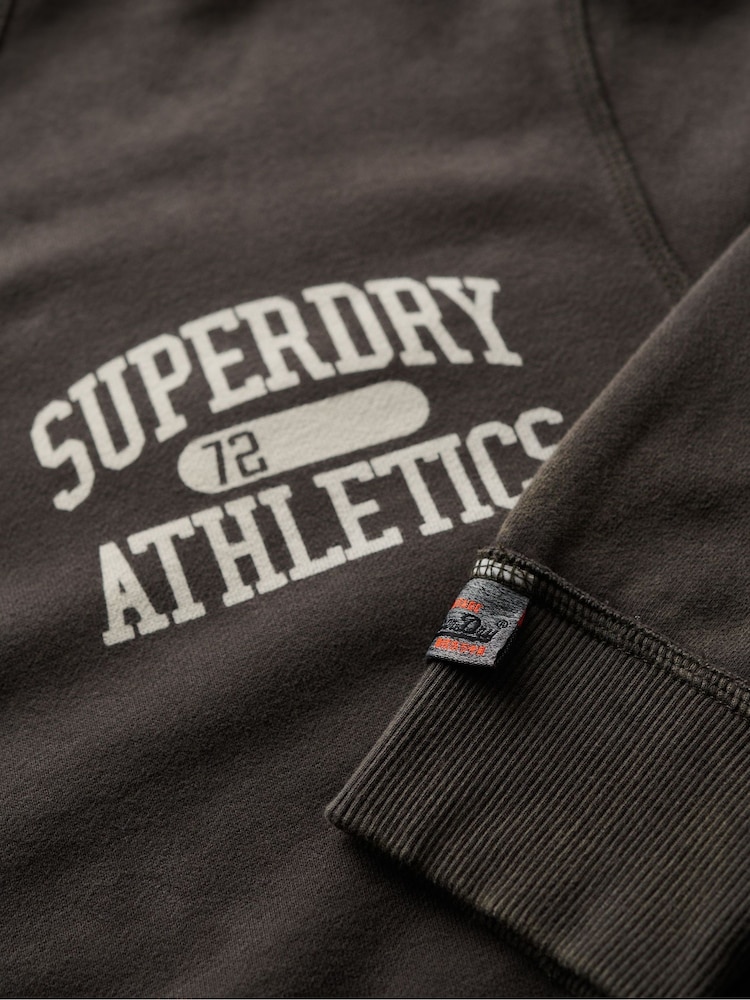 Carbón - Superdry Athletic Essential Loose Fit Hoodie - Imagen 5 de 5
