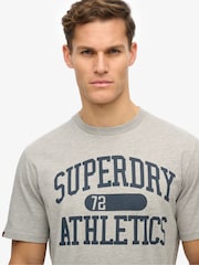 Cinza - Camiseta Superdry Athletic Essential Relaxed - Imagem 4 de 4