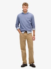 Superdry Blue Coro Logo City Crew Neck Sweatshirt - Image 2 of 5