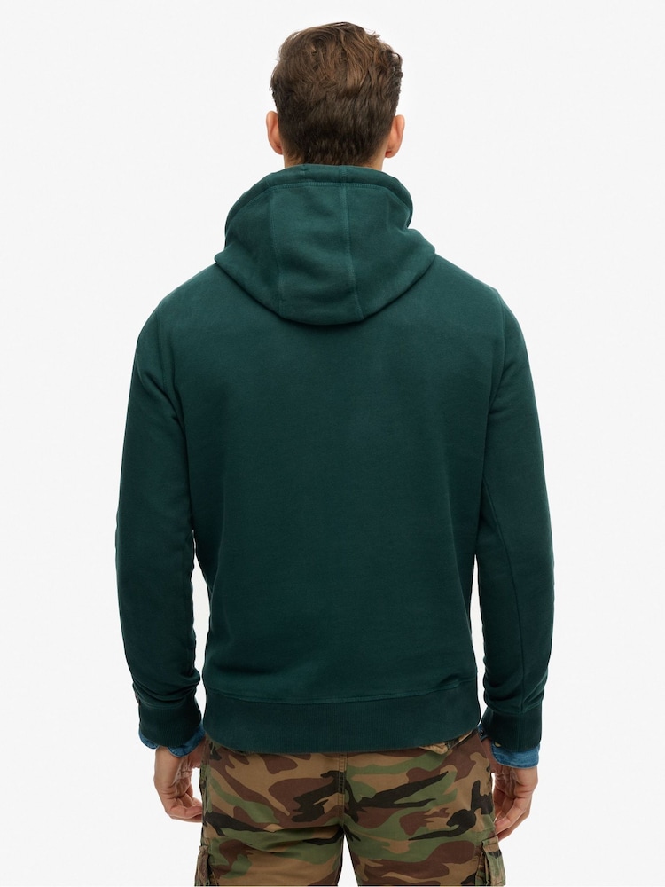 Mørk furu Grønn - Superdry Athletic Essential Loose Fit Hettegenser - Bilde 2 av 5