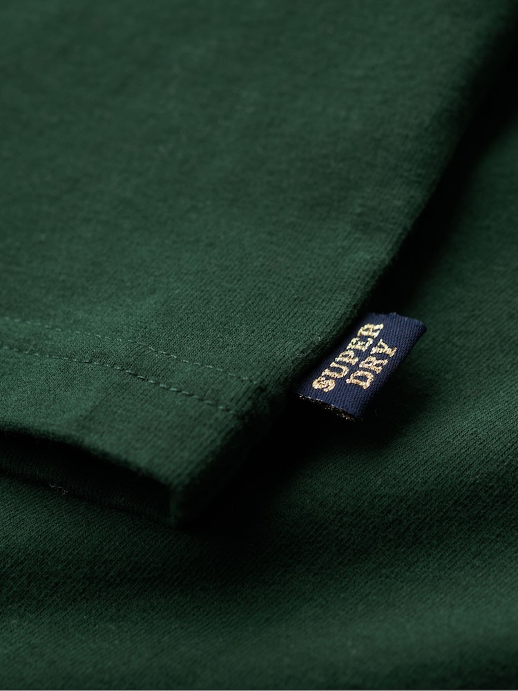 Verde esmalte - Superdry Athletic Graphic Ringer 100% Cotton T-Shirt - Imagen 6 de 6