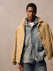 Superdry Brown Surplus Otto Coach 100% Cotton Jacket - Image 2 of 10
