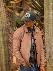 Superdry Brown Surplus Otto Coach 100% Cotton Jacket - Image 3 of 10