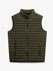 Superdry Olive Green Fuji Lite Slim Fit Gilet - Image 5 of 6