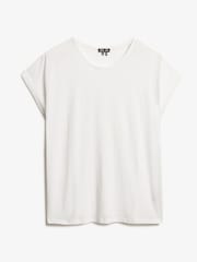 Superdry Optic White Studios Loose T-Shirt - Image 4 of 6