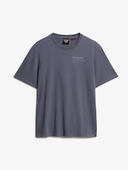 Grau - Superdry Core Logo City Loose Fit T-Shirt - Bild 4 von 4