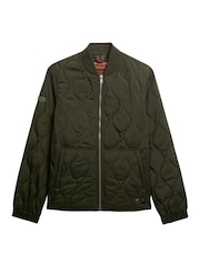 Superdry Olive Green Surplus Quilted Liner Jacket - Image 9 of 10