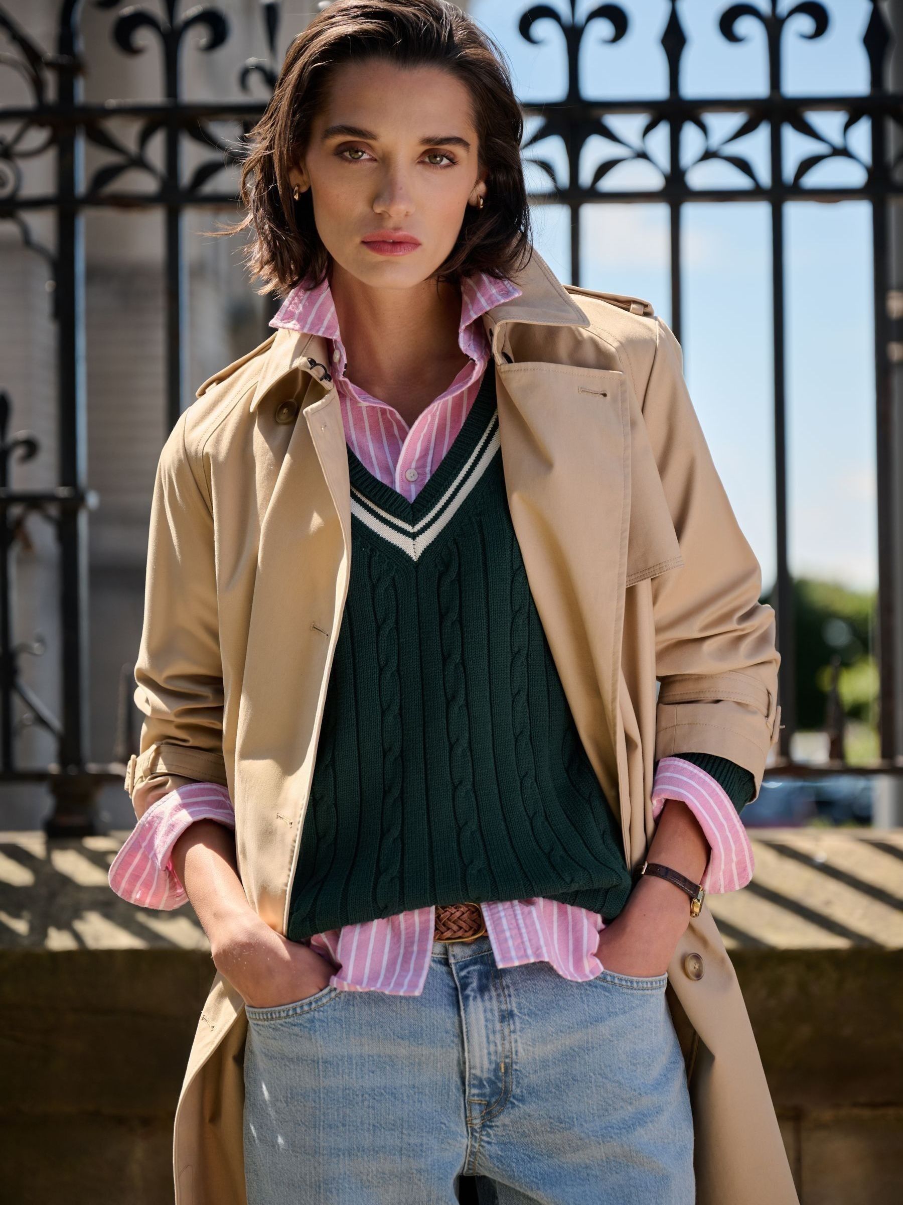 Buy Superdry Shaker Beige Classic Trench Coat from Next Australia