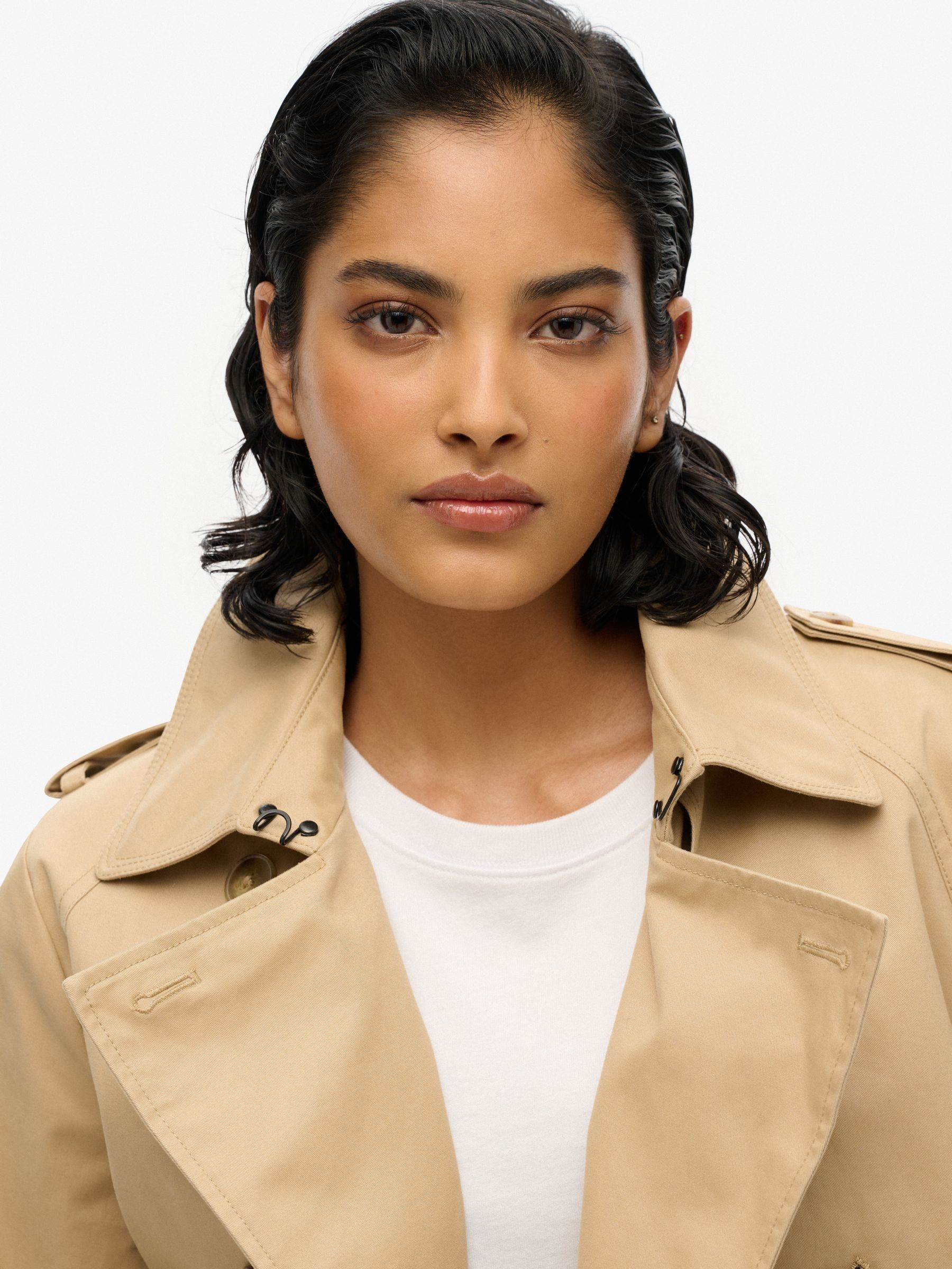 Buy Superdry Shaker Beige Classic Trench Coat from Next Australia