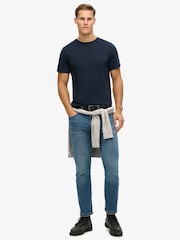Superdry Eclipse Navy Classic Essential Relaxed T-Shirt - Image 2 of 5