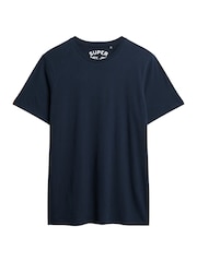 Superdry Eclipse Navy Classic Essential Relaxed T-Shirt - Image 4 of 5
