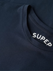 Superdry Eclipse Navy Classic Essential Relaxed T-Shirt - Image 5 of 5