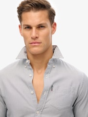 Superdry Blue Light Essentials Oxford Shirt - Image 4 of 6