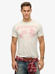 Superdry Grey Lo-Fi Outdoor Mono Relaxed T-Shirt - Image 1 of 3