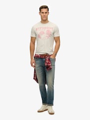 Superdry Grey Lo-Fi Outdoor Mono Relaxed T-Shirt - Image 3 of 3