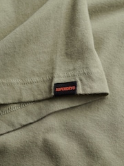 Superdry Khaki Classic Essential Relaxed T-Shirt - Image 3 of 3