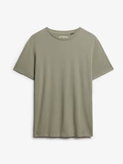 Superdry Khaki Classic Essential Relaxed T-Shirt - Image 4 of 5