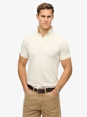 Destroy Chalk білий - Сорочки поло Superdry Vint Destroy 100% Cotton - Image 1 of 5