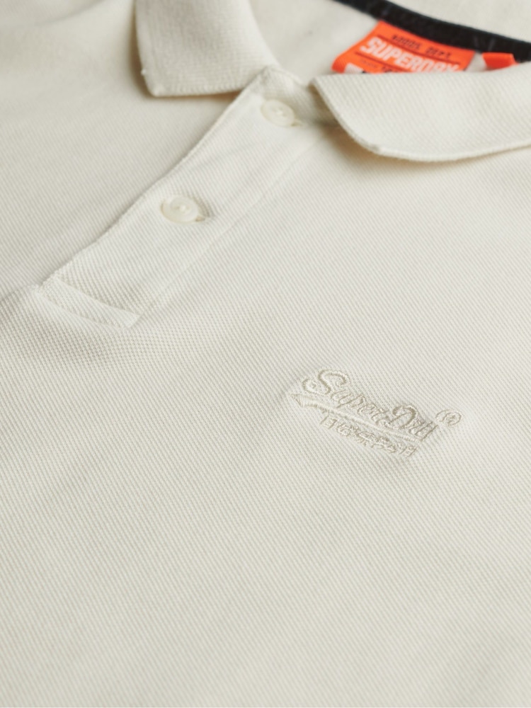 Destroy Chalk білий - Сорочки поло Superdry Vint Destroy 100% Cotton - Image 5 of 5
