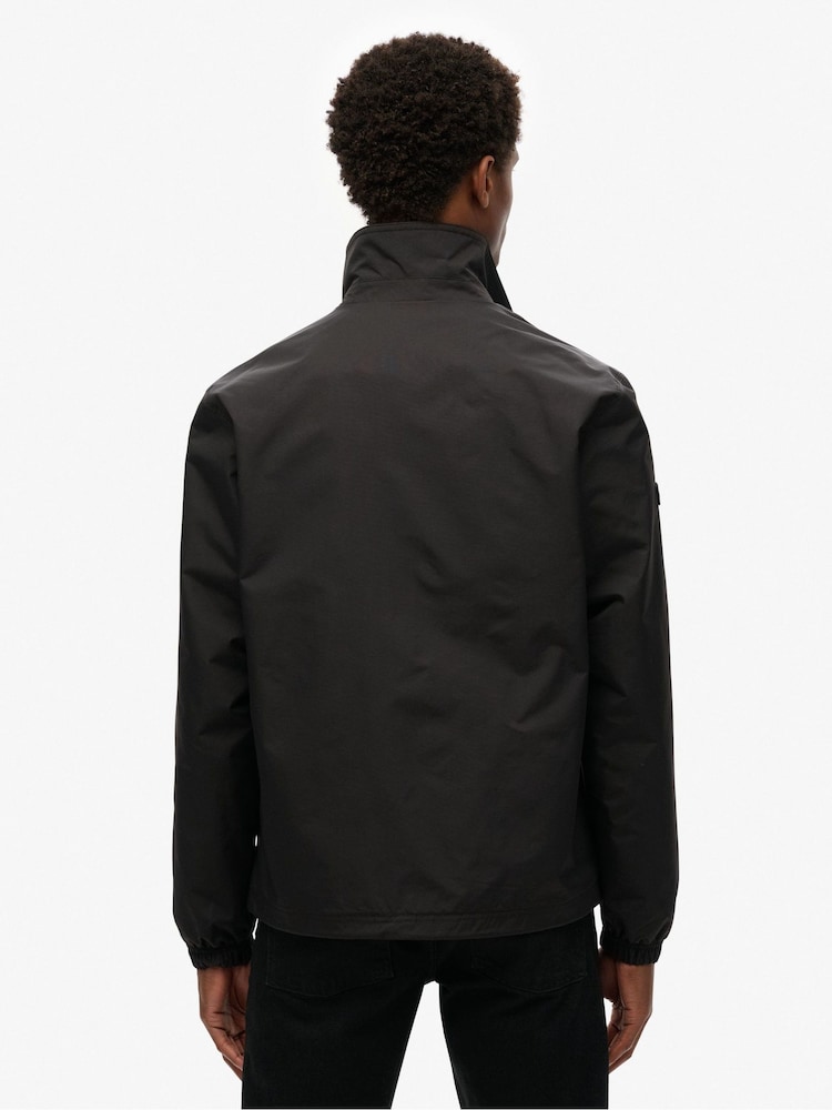 Superdry Black Surplus Otto Coach 100% Cotton Jacket - Image 2 of 7