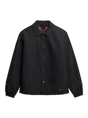 Superdry Black Surplus Otto Coach 100% Cotton Jacket - Image 6 of 7