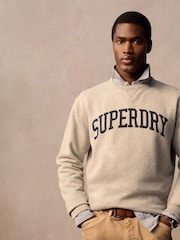 Marga gris - Superdry Athletic Essential Loose Fit Hoodie - Imagen 5 de 5