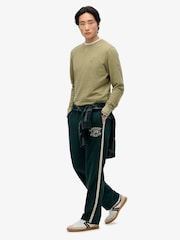 Superdry Dark Pine Green Athletic Essentials Straight Fit Joggers - Image 2 of 7