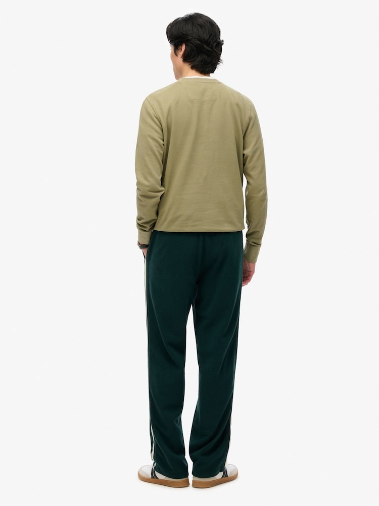 Superdry Dark Pine Green Athletic Essentials Straight Fit Joggers - Image 3 of 7