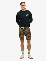 Superdry Black Coro Logo City Crew Neck Sweatshirt - Image 3 of 4