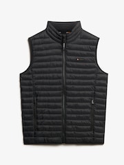 Superdry Jet Black Fuji Lite Slim Fit Gilet - Image 5 of 5