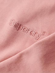 Superdry Ash Rose Emb Core Logo Button Crew Sweatshirt - Image 6 of 6