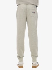 Superdry Grey Slim Fit Essential Logo Joggers - Image 5 of 7