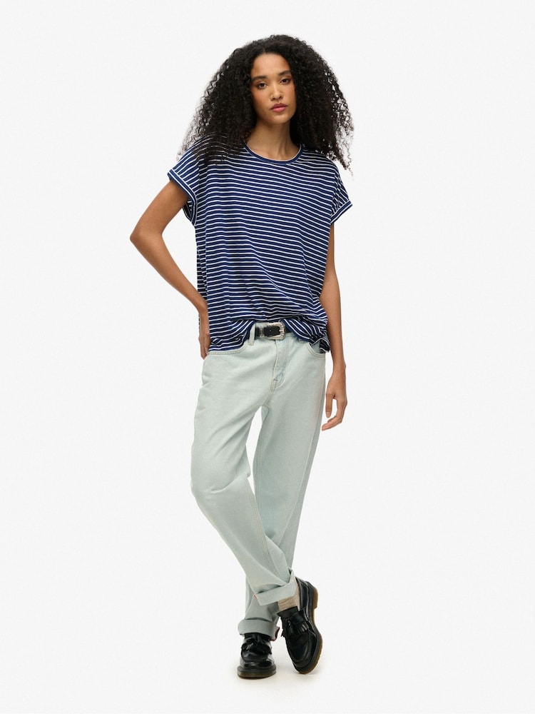 Superdry Blue Studios Loose T-Shirt - Image 2 of 5
