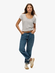 Superdry Blue Studios Scoop Neck Slim Fit T-Shirt - Image 2 of 5