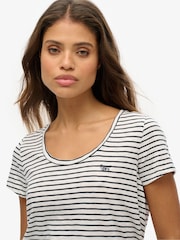 Superdry Blue Studios Scoop Neck Slim Fit T-Shirt - Image 3 of 5