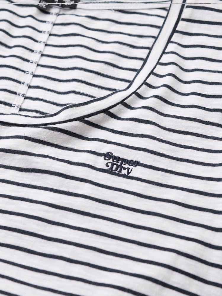 Superdry Blue Studios Scoop Neck Slim Fit T-Shirt - Image 5 of 5