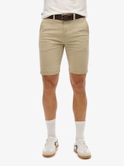 Superdry Tan Vintage International Slim Fit Chino Shorts - Image 4 of 7