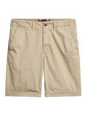 Superdry Tan Vintage International Slim Fit Chino Shorts - Image 6 of 7